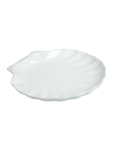 White Shell Shaped Ceramic Plate 29CM - None None