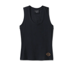 Women’s Old English Tank – Harley Black