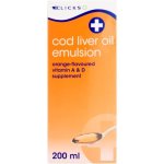 Clicks Cod Liver Oil Emulsion Orange 200ML