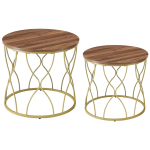 Lifespace Unique Round Nesting Tables - Set Of 2