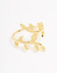 Goldair Gold Plated Vine Wrap Ring - M l