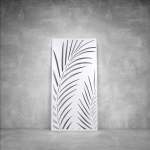 Laser Cut Screen - Design 091 - 1040 X 535 X 20 Matt Silver Indoor