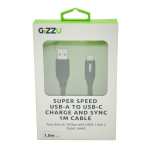 Gizzu USB3.1 A To Usb-c 1M Cable Black