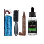 4-TIP Beard Filler Pen With Beard Brush & Beard Growth Oil