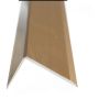 Aluminium Angle Edge Light Bronze Undrilled 2500 X 44 X 28 Stair Profile