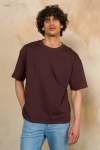 Oversized Boxy T-Shirt - XL Chocolate