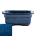 Japanese Glazed Rounded Rectangular Container With Lip 135 X 110 X 55MM - Namako