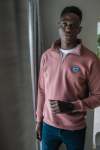 Classic Quarter-zip Fleece Pullover In Prune - 2XL