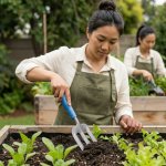 Ergonomic Heavy Duty Garden Hand Fork