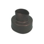 Blk Flush Pipe Connector Rubber Cone Livestainable