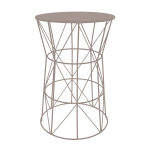 Diamond Side Table - Pebble Ferro