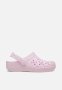 Crocs Classic Floral Cut Out Clog K - Pink Milk