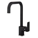 H2FLO Studio – Matt Black Single Lever Sink Mixer