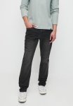 Soviet Cormac Straight Leg Denim - Charcoal