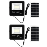 200W Solar Flood Light With Remote &panel IP67 Outdoor -1 Pack