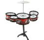 Generic Jazz Drum Set Drum Orange Black