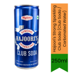 's Strong Sparkling Club Soda Club Soda Carbonated Water 250ML - Extra Bubbly & Refreshing Carbonated Beverage Ideal Mocktail