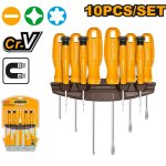 Ingco Screw Driver Set Card 10PCE