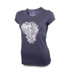 WLA318 Graphite Africa Elephant In Bloom Tee - 3XL