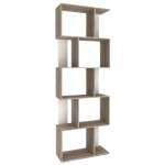 5 Shelf Unit Sanremo Light + White