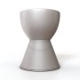 Georges Side Table - Drum - Silver