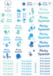 School Labels : Ocean Theme