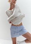2-PACK Cotton Poplin Pyjama Shorts - Blue Multi