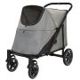 Large Pet Carrier With Wheels-grey