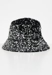 Superbalist Sequin Embellished Beret - Silver & Black