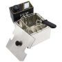 2L Stainless Steel Single Tank Electric Deep Fryer For Frying Potato Chips