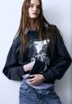 Motif-detail Sweatshirt - Dark Grey the Beatles