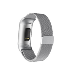 Kd Stainless Steel Milanese Loop Strap Fitbit Charge 3 S m Silver