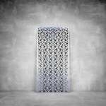 Laser Cut Screen - Design 021 - 2000 X 1000 X 20 Grey Indoor