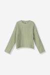 GIRLS Chenille Jumper - 10 Fatigue