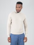 Roll Neck Knit - Sustained Grey - Sustained Grey XXL