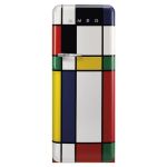 Smeg FAB28 60CM 50SSTYLE Refrigerator With Ice Box Right-hand Hinge – Multicolour