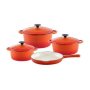 7 Piece Cast-iron Pot Set