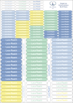 Strip School Labels Earth Tones