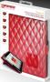 Promate Red IPOSE.10-STYLIZED Leather Design Cover