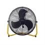 Alva Air 50CM Black With Yellow 160W Floor Fan