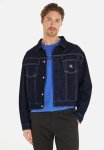 Calvin Klein Boxy Denim Jacket - Denim Rinse