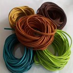 5 Packs Of 9.14 Meter Of Soft Leather Cord - Perfect For Diy Beading And Jewelry Making