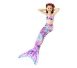 3 Piece Kids Sea Princess Mermaid Bikini KH02 - 150