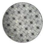 Ceramic Side Plate - Grey Tiedye