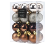 Xmas Ball 24X3CM Amber