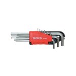 Yato: Hex Key Set 9PC 1.5-10MM - YT-0500
