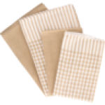 Woven Kitchen Cloths & Swabs 4-PACK Colour May Vary