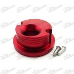 Race Anodized Cone Air Filter Adaptor - Red