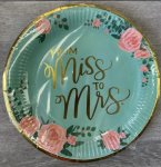 Plates From Miss To Mrs