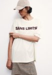 Printed T-Shirt - Cream Sans Limites